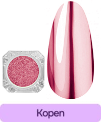 Mirrorpoeder voor nagels met penseel MANY BEAUTY chroom effect